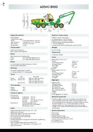 Betakartógépek HSM 405H4 8WD