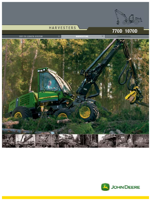 Betakartógépek John Deere 1070 D
