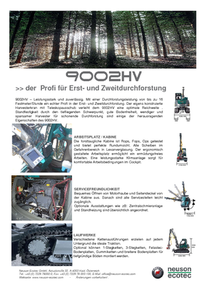 Betakartógépek Neuson-Ecotec 9002 HV