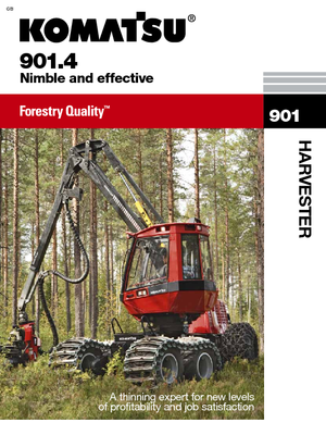 Betakartógépek Komatsu 901.4