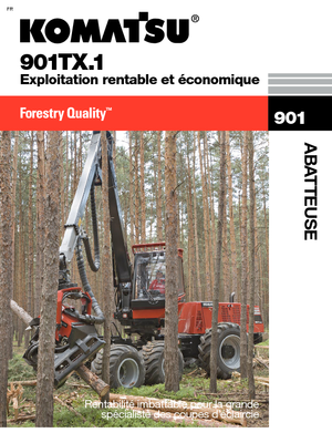 Betakartógépek Komatsu 901 TX