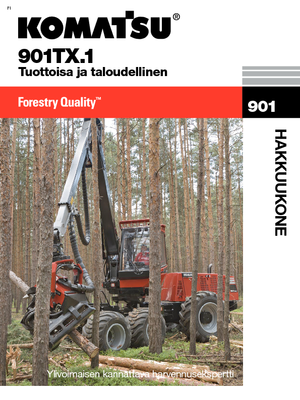 Betakartógépek Komatsu 901 TX