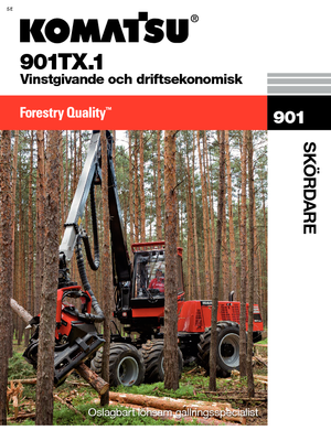 Betakartógépek Komatsu 901 TX