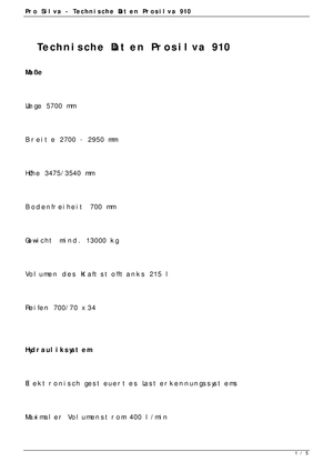 Betakartógépek ProSilva 910