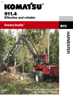 Betakartógépek Komatsu 911.4
