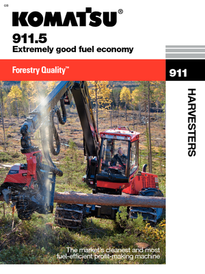 Betakartógépek Komatsu 911.5