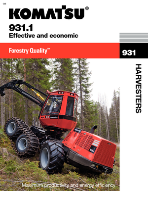 Betakartógépek Komatsu 931.1