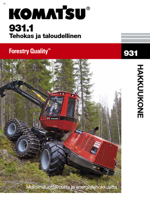 Betakartógépek Komatsu 931.1