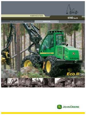 Betakartógépek John Deere 970 D Eco III