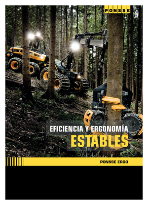 Betakartógépek Ponsse Ergo