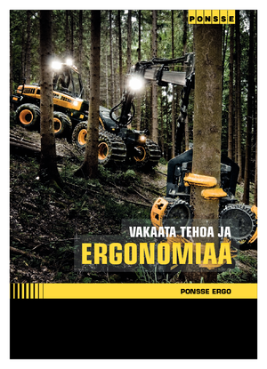 Betakartógépek Ponsse Ergo