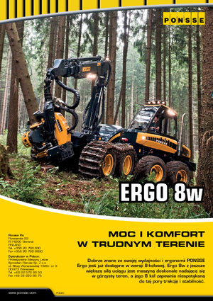 Betakartógépek Ponsse Ergo