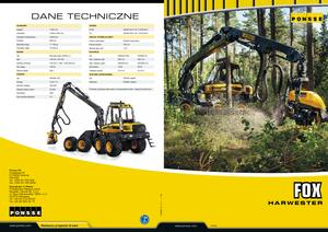 Betakartógépek Ponsse Fox