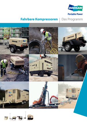 Mobilkompresszorok - dízel, elektromos, benzines Doosan 12/250