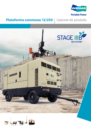 Mobilkompresszorok - dízel, elektromos, benzines Doosan 12/250