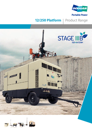 Mobilkompresszorok - dízel, elektromos, benzines Doosan 12/250