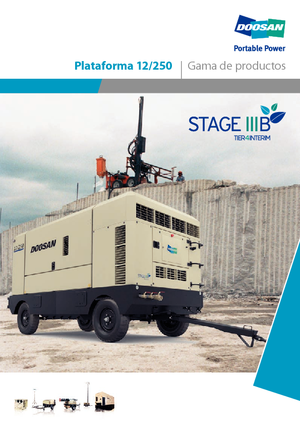 Mobilkompresszorok - dízel, elektromos, benzines Doosan 12/250