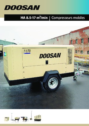 Mobilkompresszorok - dízel, elektromos, benzines Doosan 10/105 HA 