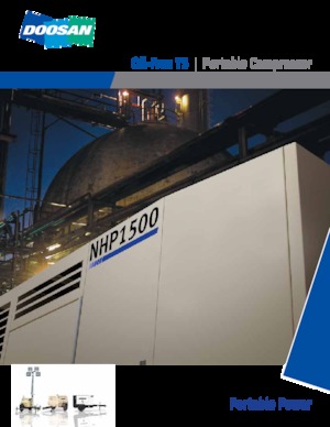 Mobilkompresszorok - dízel, elektromos, benzines Doosan NHP 1500 WCU 