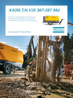 Mobilkompresszorok - dízel, elektromos, benzines Atlas Copco XAVS 287 MD