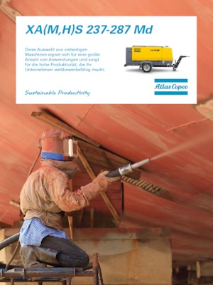 Mobilkompresszorok - dízel, elektromos, benzines Atlas Copco XAMS 287 MD