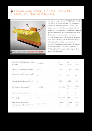 Autópálya hóekék Pronar PU-S30HL 
