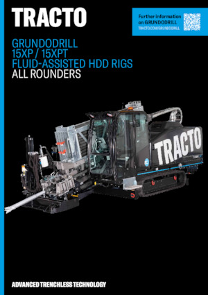 Vizszintes fúrógépek TRACTO-Technik Grundodrill 15 XP