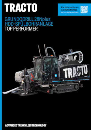 Vizszintes fúrógépek TRACTO-Technik Grundodrill 28 N plus