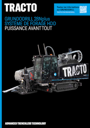 Vizszintes fúrógépek TRACTO-Technik Grundodrill 28 N plus