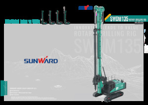 Vizszintes fúrógépek Sunward SWDM135
