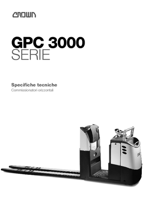 Horizontál kommisiózó targoncák Crown GPC 3020-2.0