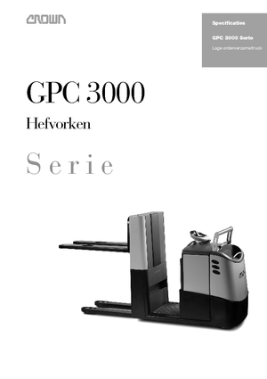 Horizontál kommisiózó targoncák Crown GPC 3045-1.2