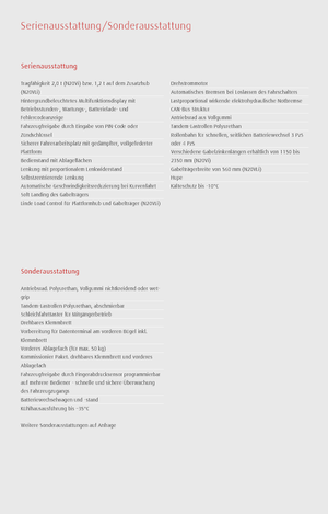 Horizontál kommisiózó targoncák Linde N20VLI