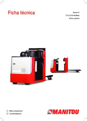 Horizontál kommisiózó targoncák Manitou CI 12 PF
