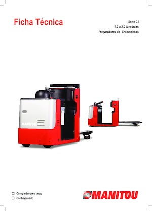 Horizontál kommisiózó targoncák Manitou CI 12 PF