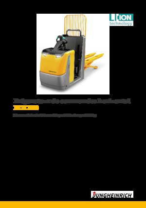 Horizontál kommisiózó targoncák Jungheinrich ECE 320