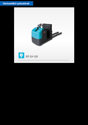 Horizontál kommisiózó targoncák Baoli EP 20-120