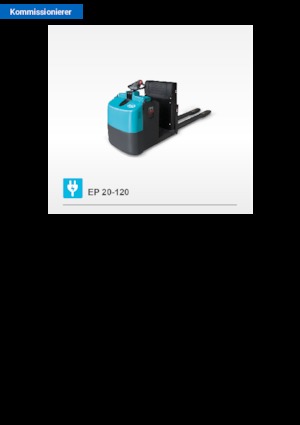 Horizontál kommisiózó targoncák Baoli EP 20-120