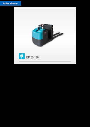 Horizontál kommisiózó targoncák Baoli EP 20-120