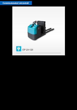 Horizontál kommisiózó targoncák Baoli EP 20-120