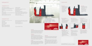 Horizontál kommisiózó targoncák Linde N20L