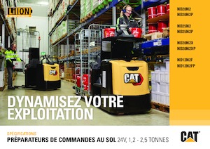Horizontál kommisiózó targoncák Caterpillar NO20N2XP
