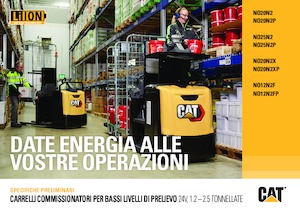 Horizontál kommisiózó targoncák Caterpillar NO20N2XP