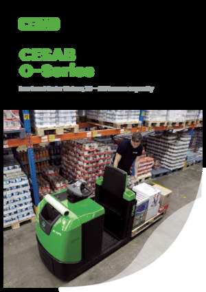 Horizontál kommisiózó targoncák Cesab O112P