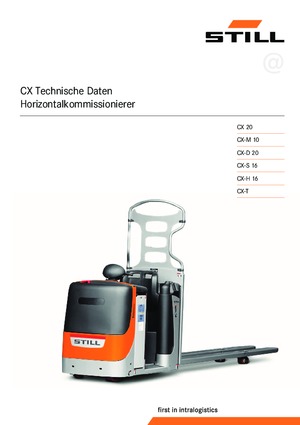Horizontál kommisiózó targoncák Still CX-H 16