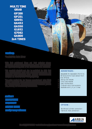 Hidr. Markolókanalak Arden GA550