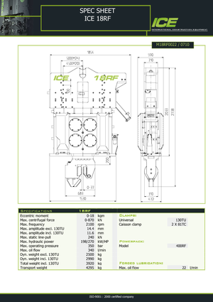 Vibrodöngölők ICE 18 RF