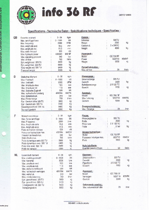 Vibrodöngölők ICE 36 RF