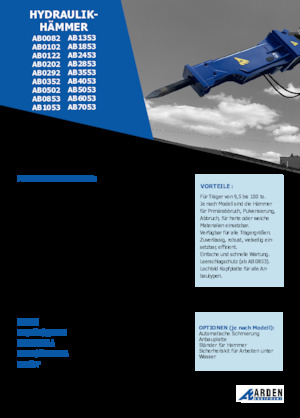 Hidraulikus törők Arden AB0102