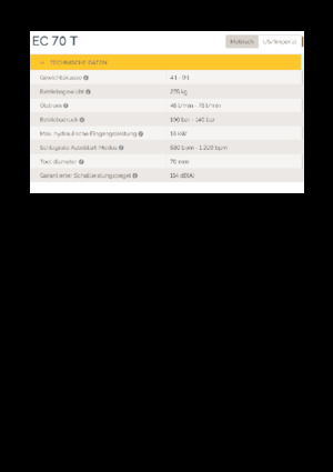 Hidraulikus törők Epiroc EC 70 T